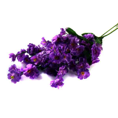 Gipsówka gałązka kwiaty Dk.Violet 12 szt