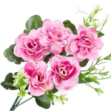 Róża bukiecik ozdobny KWIATY Pink