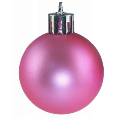 BOMBKI 18 sztuk PINK 6 cm BŁYSK, MAT, BROKAT