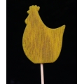 Kurczak na patyku DREWNO yellow
