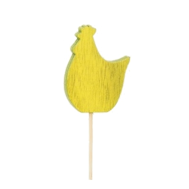 Kurczak na patyku DREWNO yellow