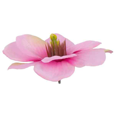 Magnolia główka kwiat 11 cm kolor Pink