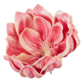 Magnolia główka kwiatowa pianka Ekskluzywne Sztuczne kwiaty Dk.Pink/Cream