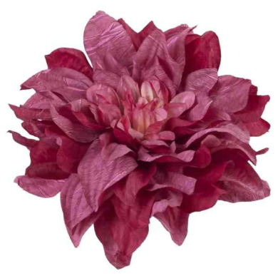 Dalia 15 cm Główka Kwiatowa Premium Fuchsia