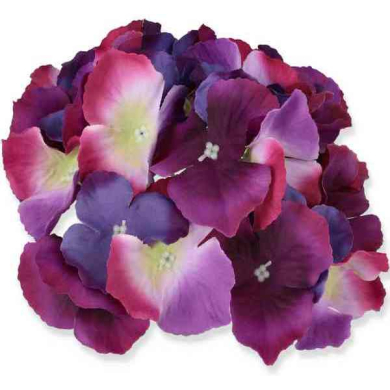 HORTENSJA Główka satyna Purple Violet