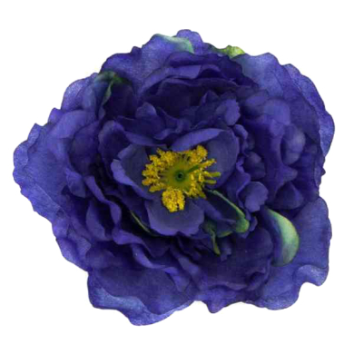 W382 Peonia główka Dk.Blue/Green