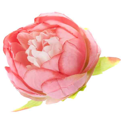 Peonia główka wyrobowa Kwiat Pink/peach center