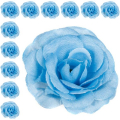 Róża główka 12 szt 4cm Blue
