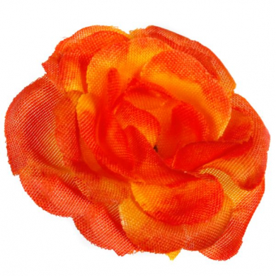 Róża główka 12 szt 4cm Orange
