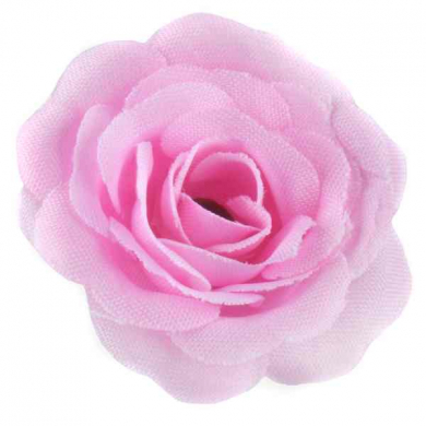 Róża główka 12 szt 4cm Pink