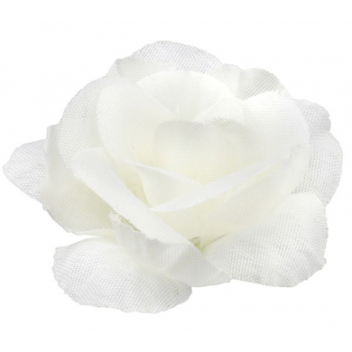 Róża główka 12 szt 4cm Cream