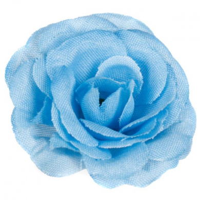 Róża główka 12 szt 4cm Blue