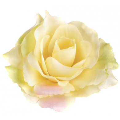 Róża satynowa główka Yellow/Pink/Green