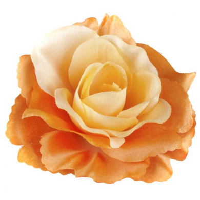 Róża satynowa główka orange