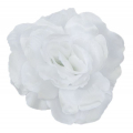 GR307 Róża satynowa główka White 13 cm
