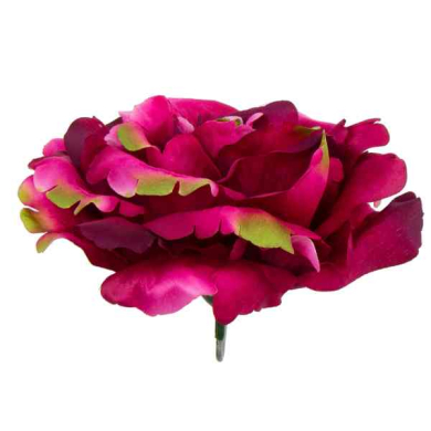 Róża satynowa DUŻA Śliczna główka Purple / Pink