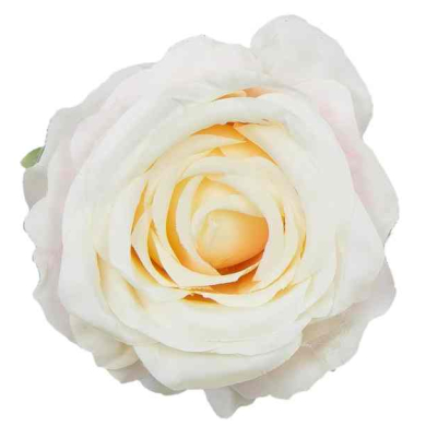Róża główka satynowa CUDNA Cream/Pink