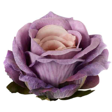 Róża satynowa główka Violet Beige