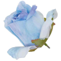 Róża w pąku - Do Stroików Bukietów DIY Lt.Blue