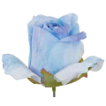 Róża w pąku - Do Stroików Bukietów DIY Lt.Blue