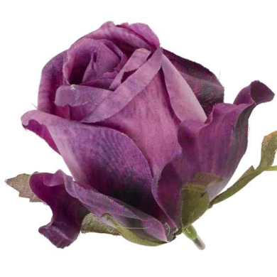 Róża w pąku - Do Stroików Bukietów DIY Purple