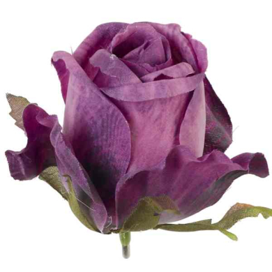 Róża w pąku - Do Stroików Bukietów DIY Purple