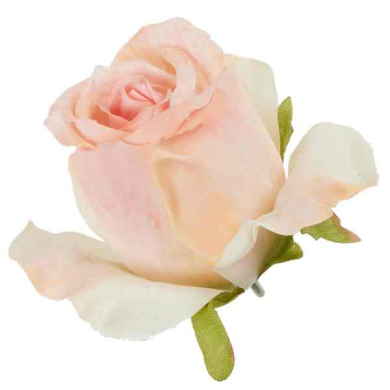 Róża w pąku - Do Stroików Bukietów DIY Peach