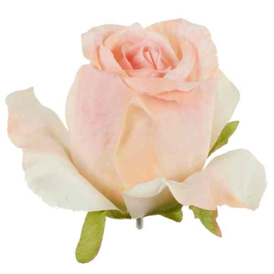 Róża w pąku - Do Stroików Bukietów DIY Peach