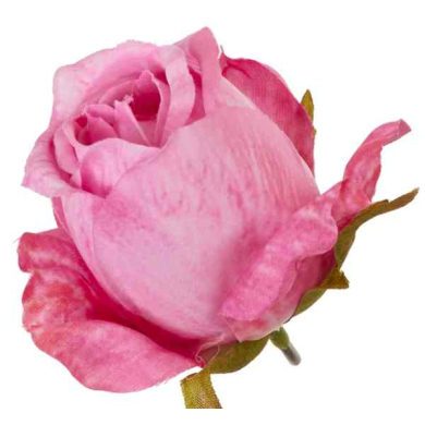 Róża w pąku - Do Stroików Bukietów DIY Pink