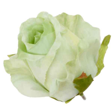 Róża w pąku - Do Stroików Bukietów DIY Lt.Green