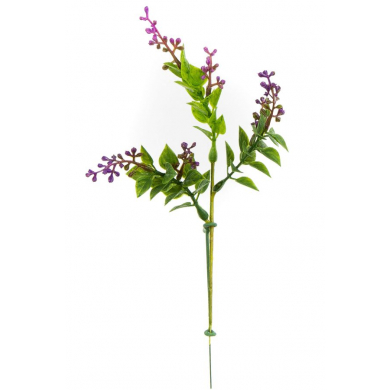 Gałązka trawa kwitnąca TRAWKA x 3 Lilac