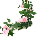 Girlanda RÓŻA Pnącze Kwiaty lt.pink 180 cm