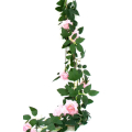 Girlanda RÓŻA Pnącze Kwiaty lt.pink 180 cm