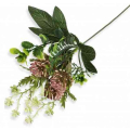 Dekoracyjna gałązka. Dodatek do bukietów Violet/Brown