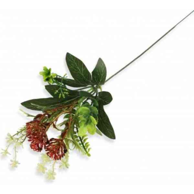 Dekoracyjna gałązka. Dodatek do bukietów Red/Orange
