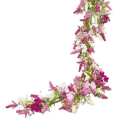 Girlanda kwiatowa SZARŁAT Pnącze Kwiaty cream/pink/purple 150 cm