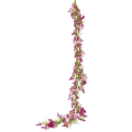 Girlanda kwiatowa SZARŁAT Pnącze Kwiaty cream/pink/purple 150 cm