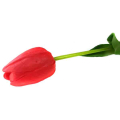 Tulipan silikonowy JAK ŻYWY gałązka guma RED