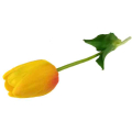 Tulipan silikonowy JAK ŻYWY gałązka guma YELLOW/ORANGE